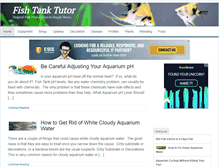 Tablet Screenshot of fishtanktutor.com